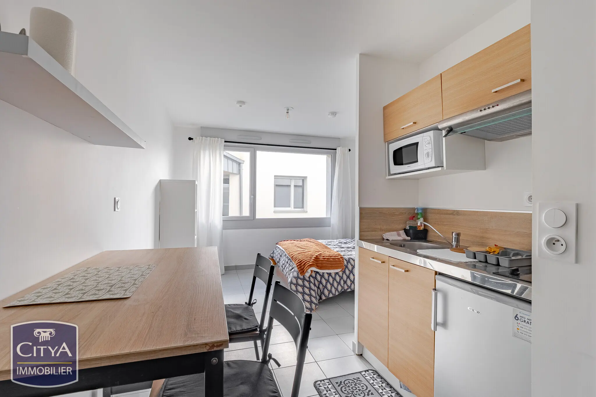 Appartement 1 pièces 21.34m²