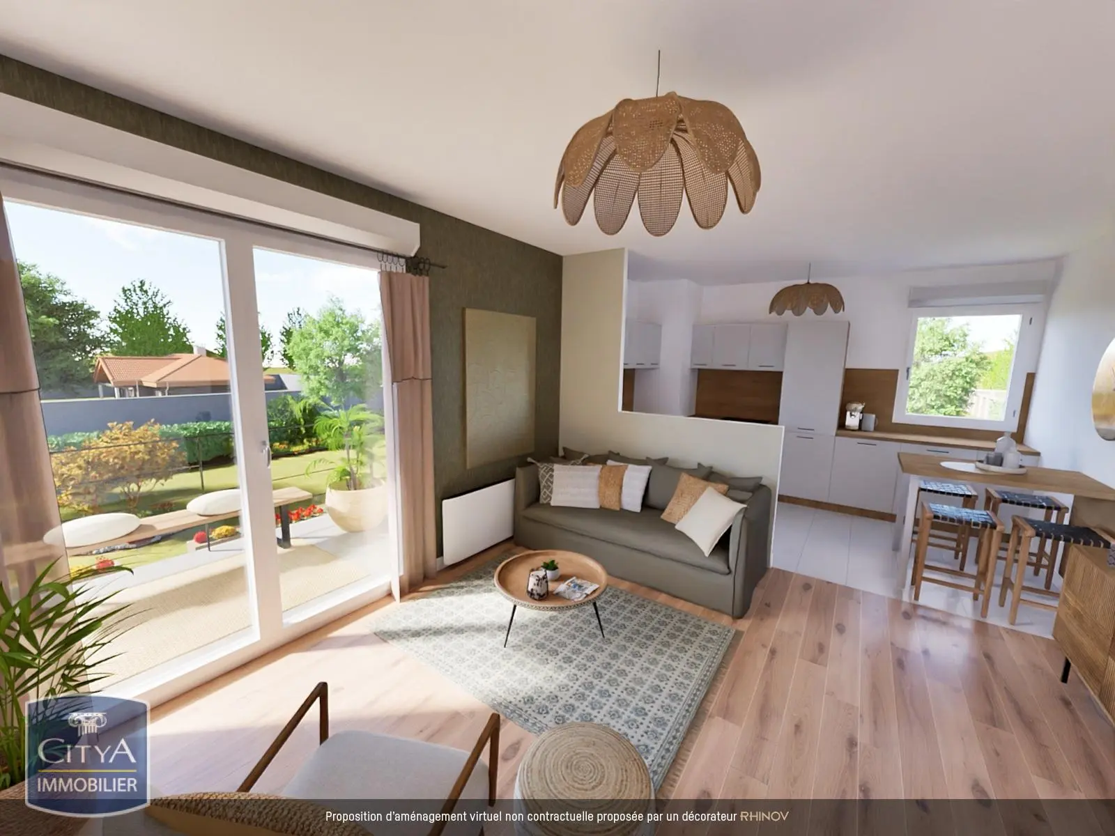 Appartement 3 pièces 65m²