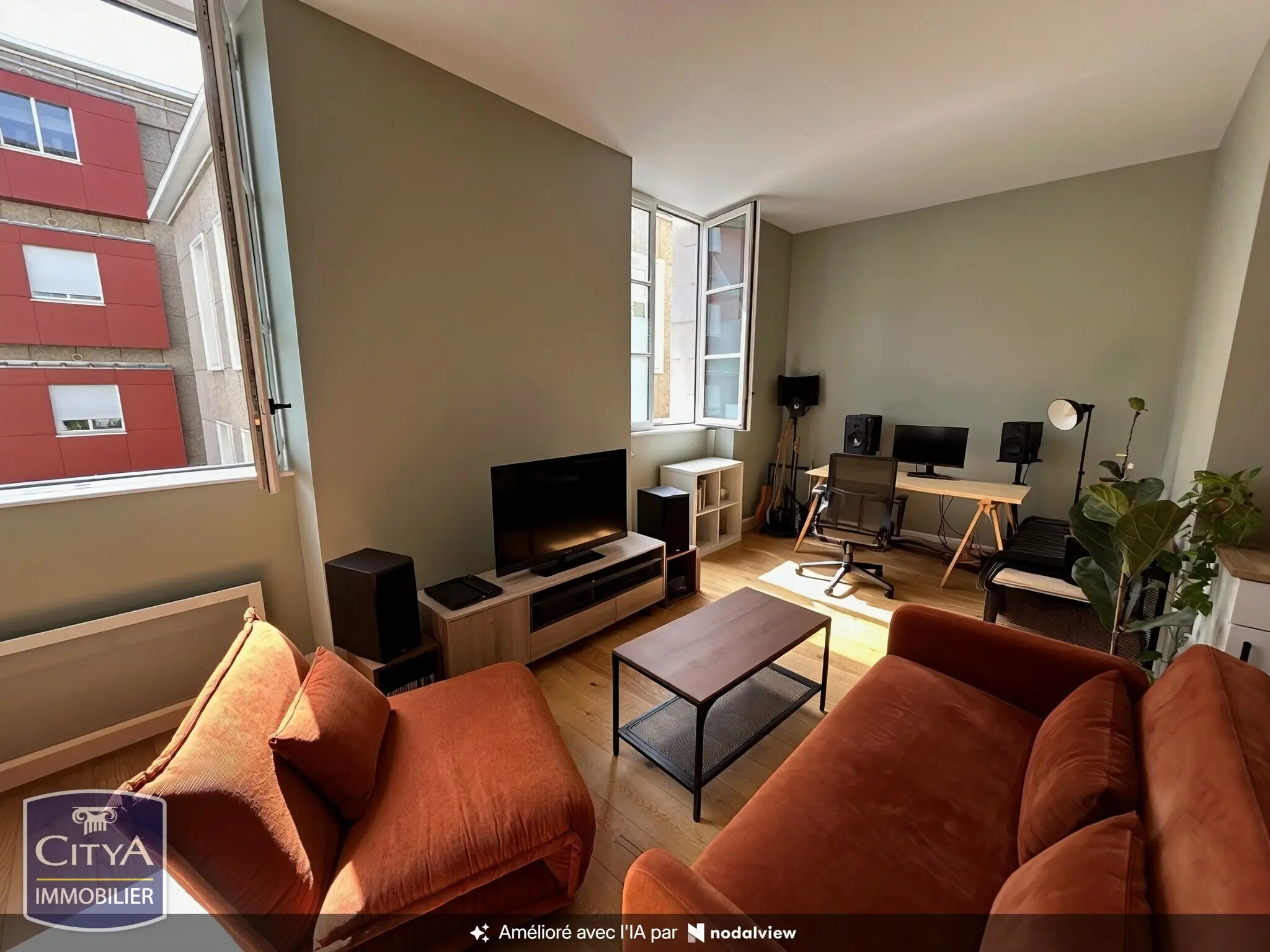 Appartement 2 pièces 49.5m²