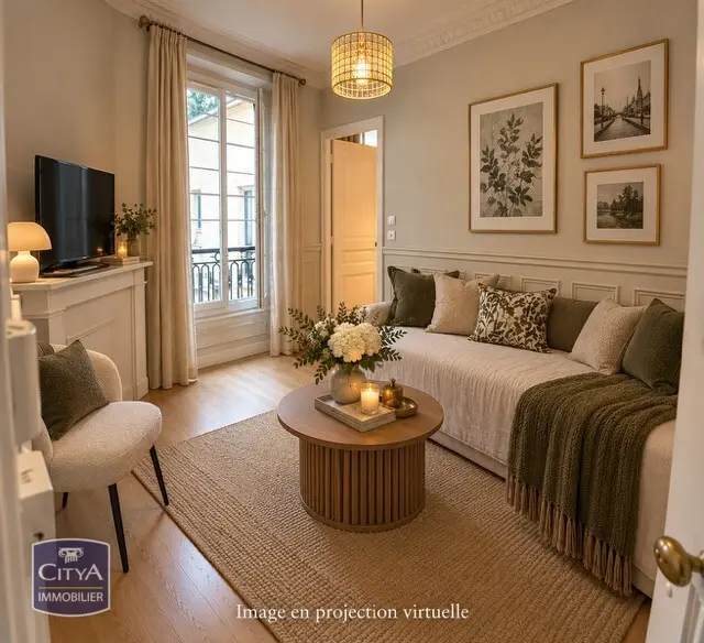 Appartement 2 pièces 33m²