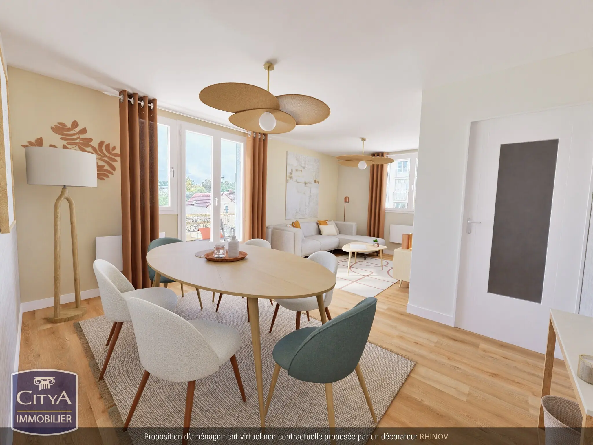 Appartement 3 pièces 68m²