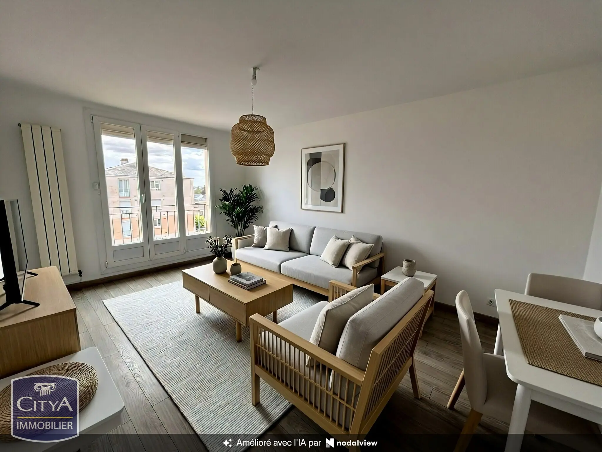 Appartement 3 pièces 56m²