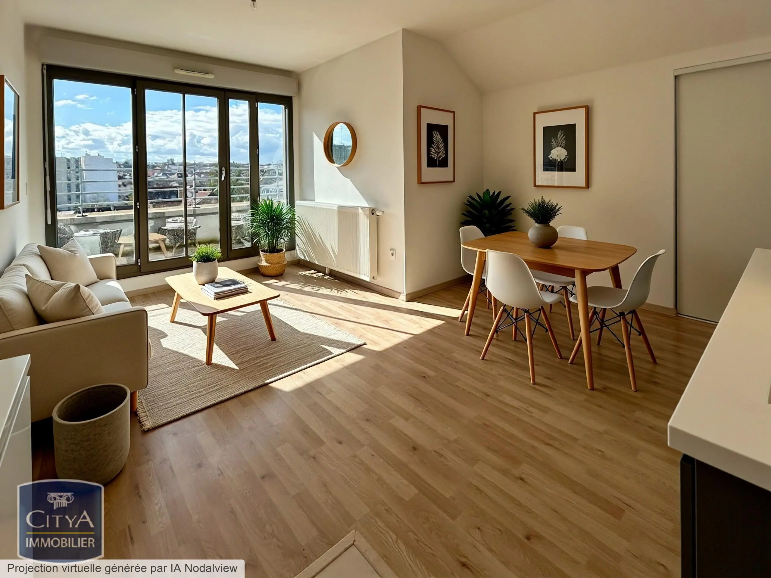 Appartement 3 pièces 57m²
