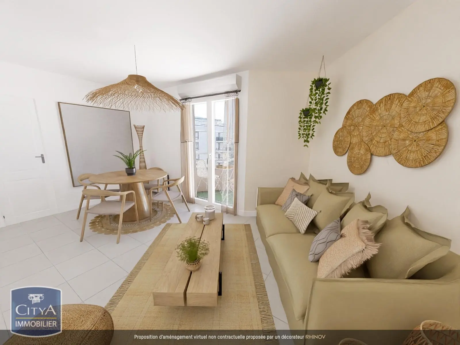 Appartement 2 pièces 43.9m²