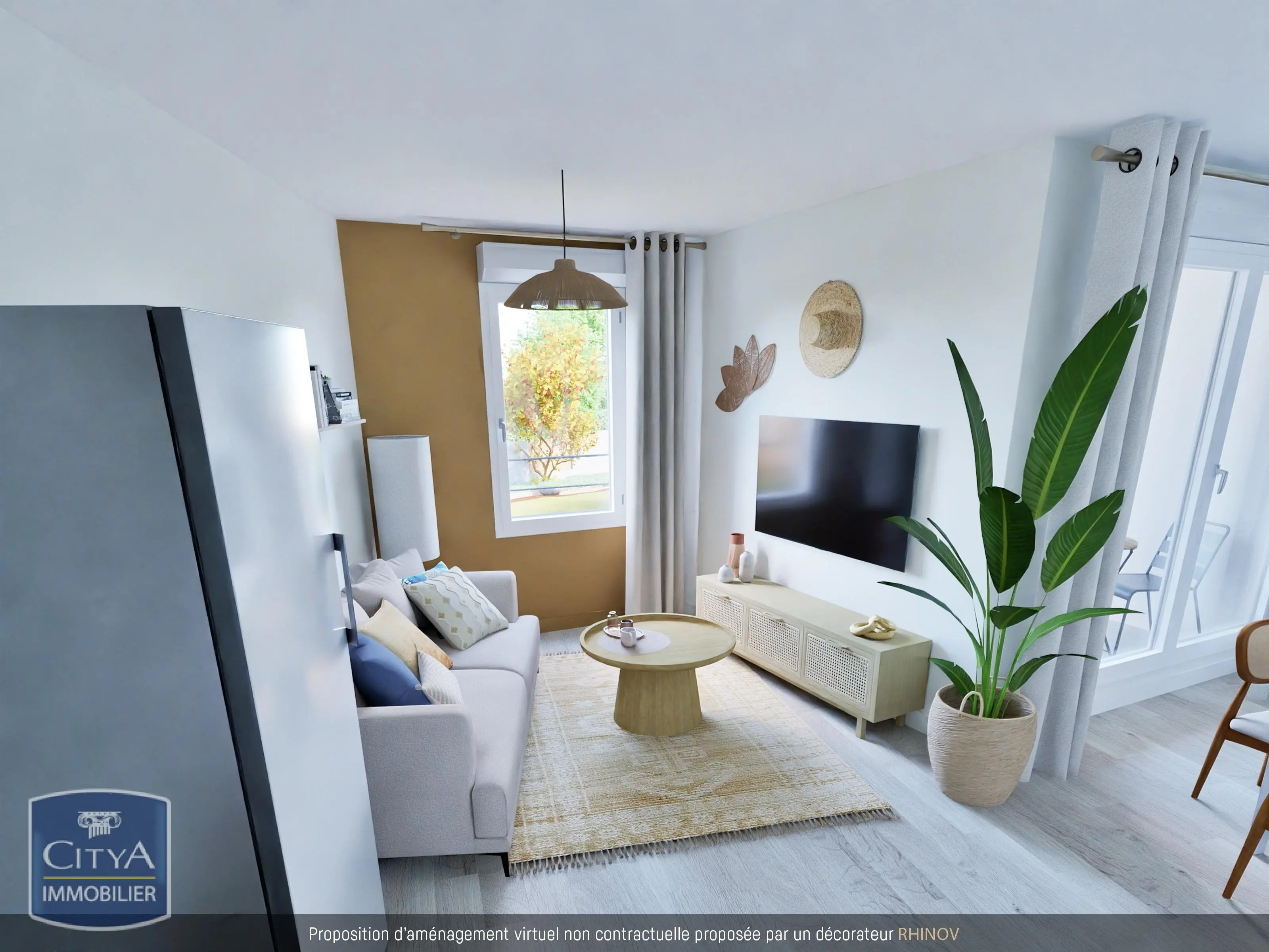 Appartement 2 pièces 39.16m²