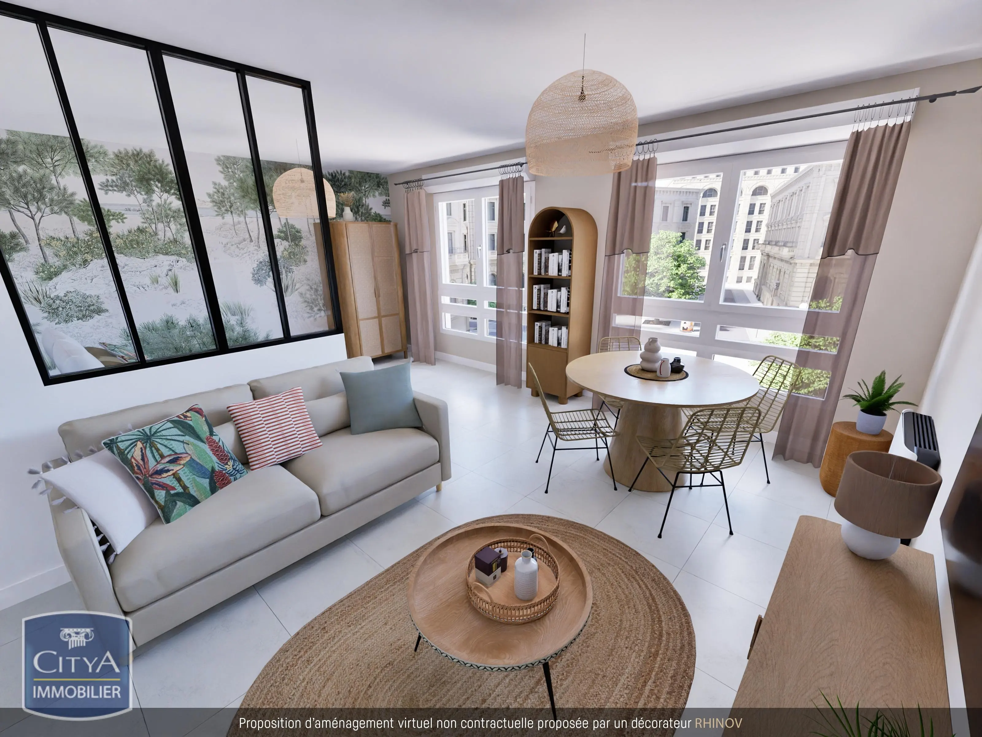 Appartement 1 pièces 45.66m²