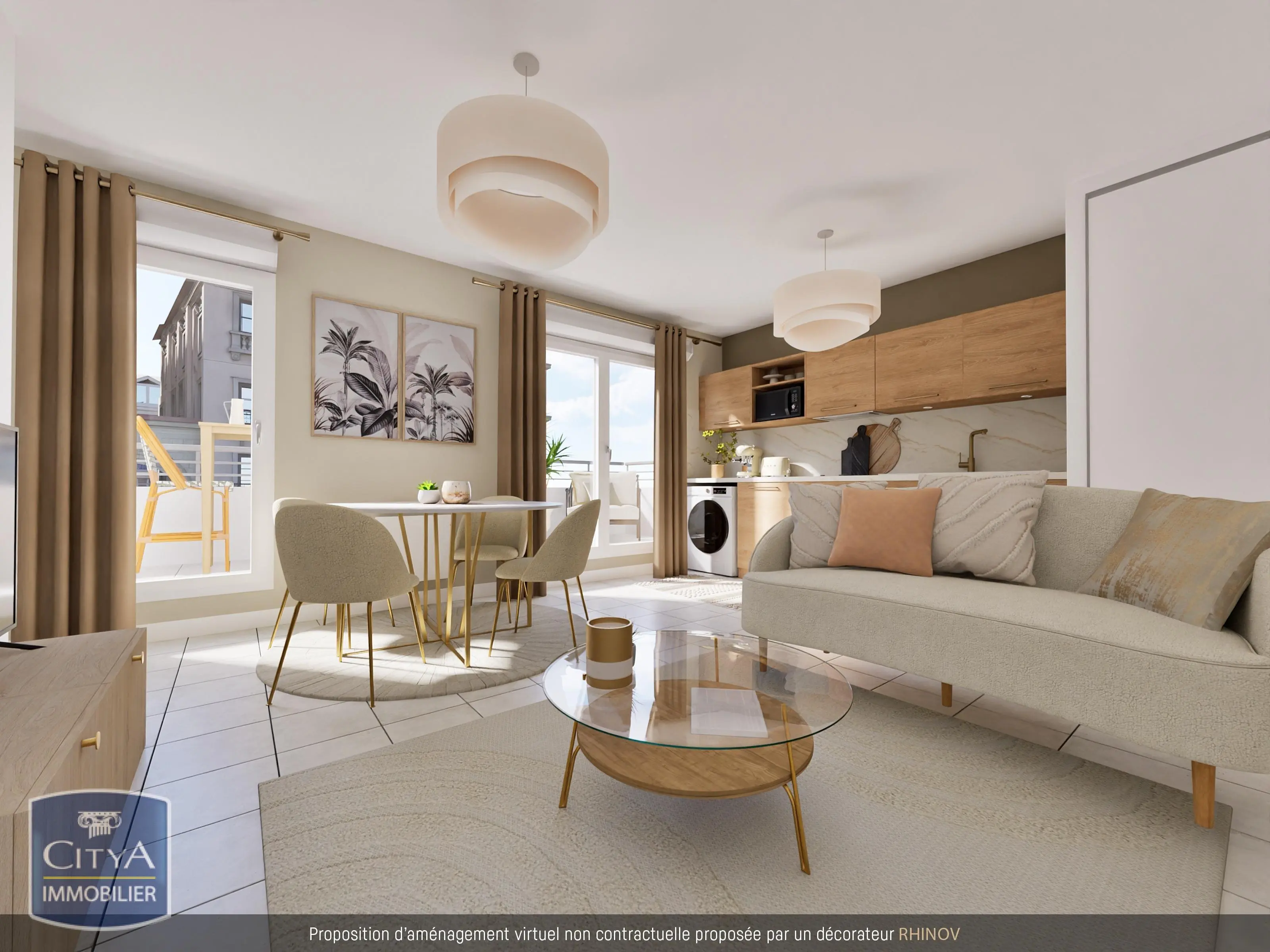 Appartement 3 pièces 51m²